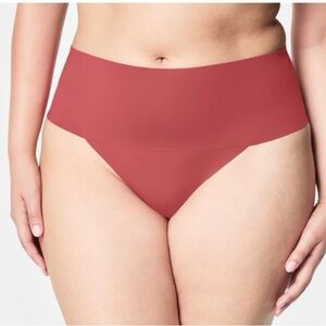SPANX Ecocare Seamless Shaping Thong. Wild Rose.‎ 1X
